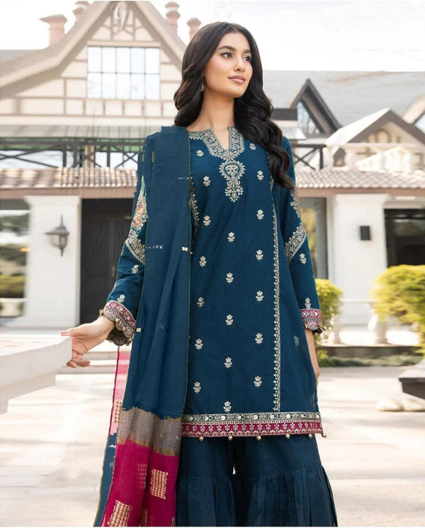 MARIA B LAWN 3 PIECE EMBRIODED