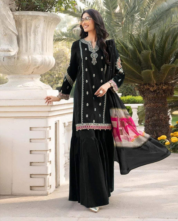 MARIA B LAWN 3 PIECE EMBRIODED