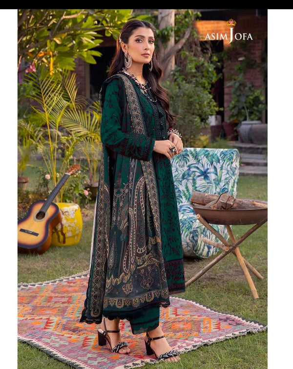 ASIM JOFA 3 PIECE EMBROIDED