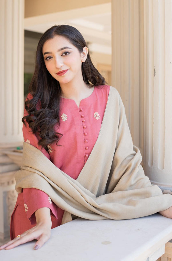 DHANAK 3 PIECE EMBRIODED