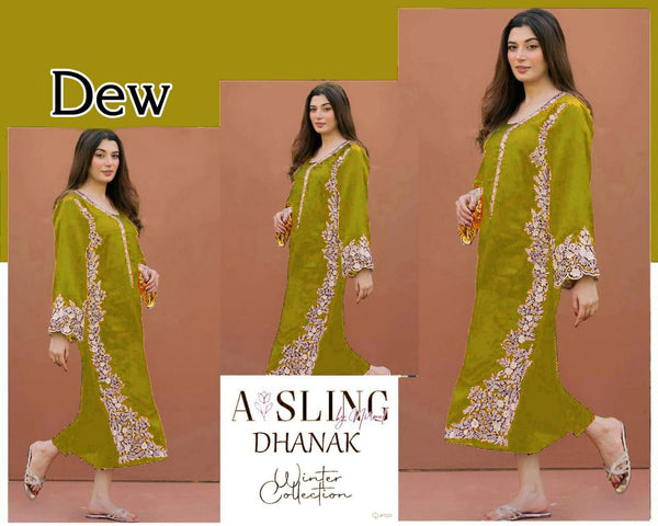 DHANAK 2 PIECE EMBRIODED