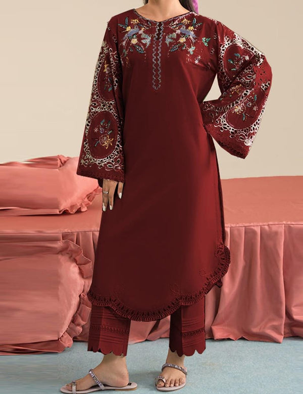 DHANAK 2 PIECE EMBRIODED